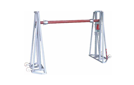 Large spool support frame (hydraulic)