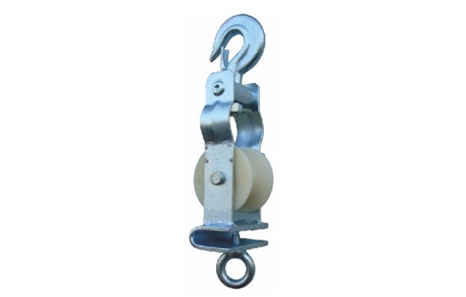 Overhead hook type dual-purpose pulley