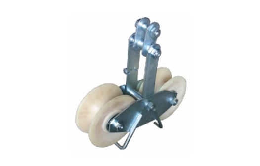 SHR-2.5 type front and rear double wheel pay-off pulley
