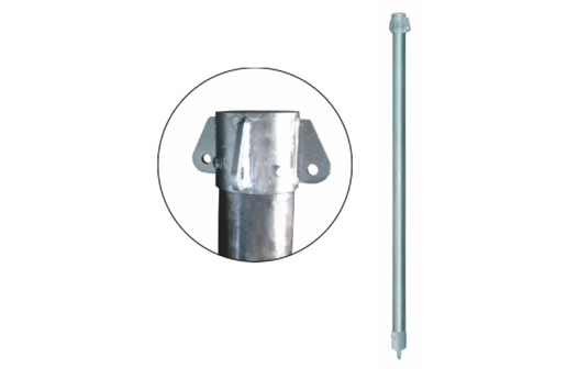 Small holding pole on aluminum alloy tubular tower